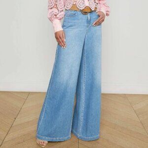 L'Agence Quincy Wide-Leg Jean Caster 25 NWOT
